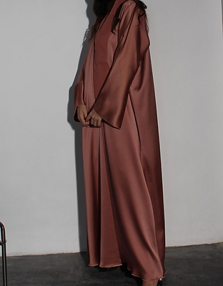 Burnt Coral Abaya